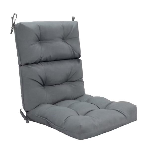 COSTWAY 22''x44'' High Back Chair Cushion Patio Seating Pad Outdoor Indoor - Picture 1 of 6